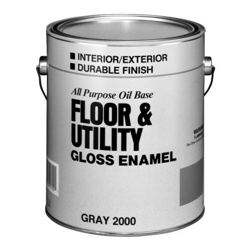 Valspar Utility Gray Gloss Oil-based Porch and Floor Paint (Actual Net