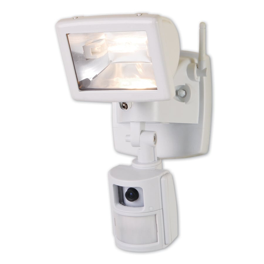 Security lights with camera motion sensor