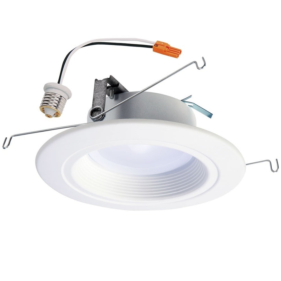 65 Watt Equivalent White Dimmable Recessed Downlight 5 In Or 6 In