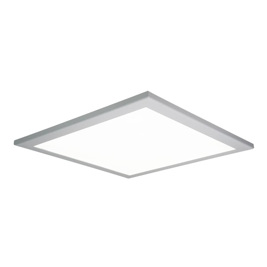 Metalux Flat Panel Led Troffer Actual 24 In X 24 In X 1 In At