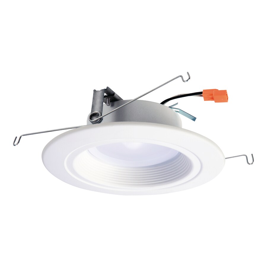 Halo 5in or 6in 60Watt Equivalent White Round Dimmable Recessed
