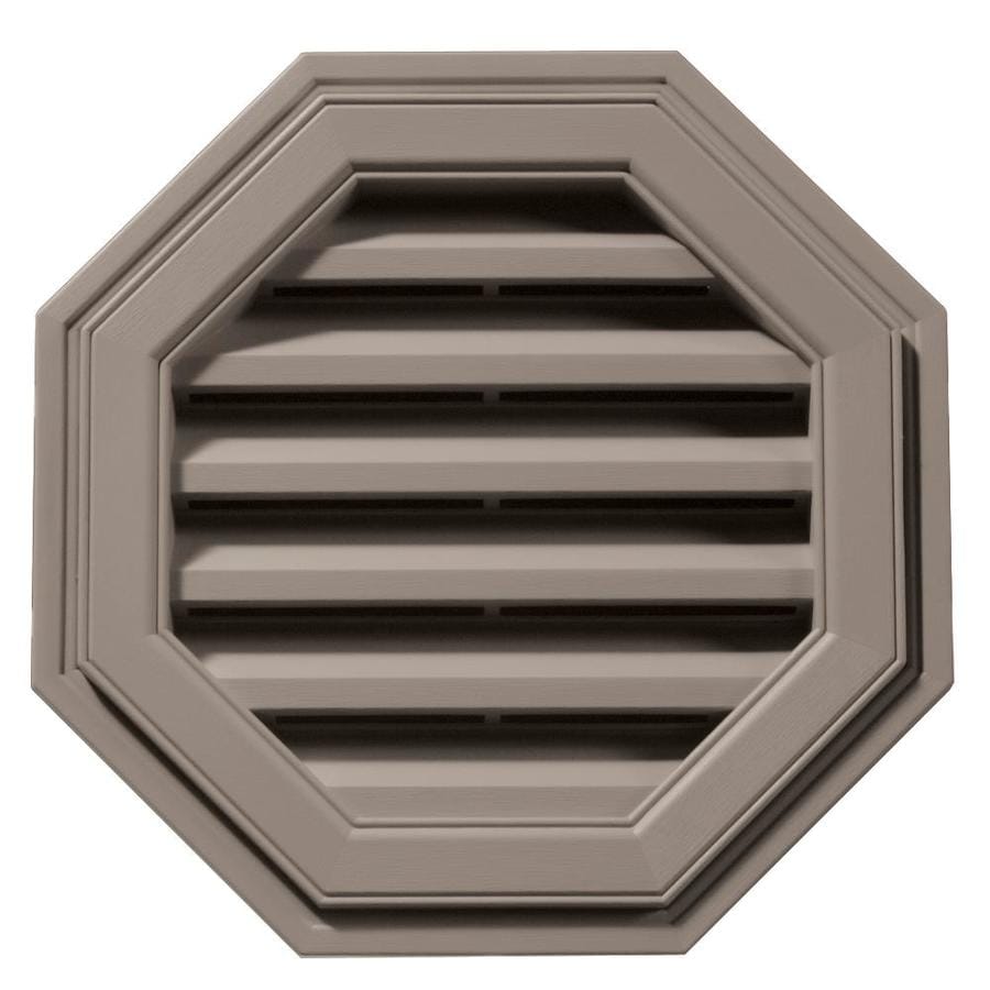 Vinyl Octagon Gable Vents at