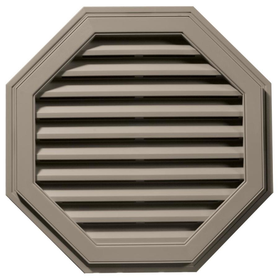 Builders Edge 32in x 32in Clay Octagon Vinyl Gable Vent at