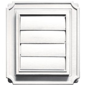 UPC 080192019295 product image for Builders Edge 7-in x 7.875-in Bright White Bathroom/Dryer Exhaust Mounting Block | upcitemdb.com