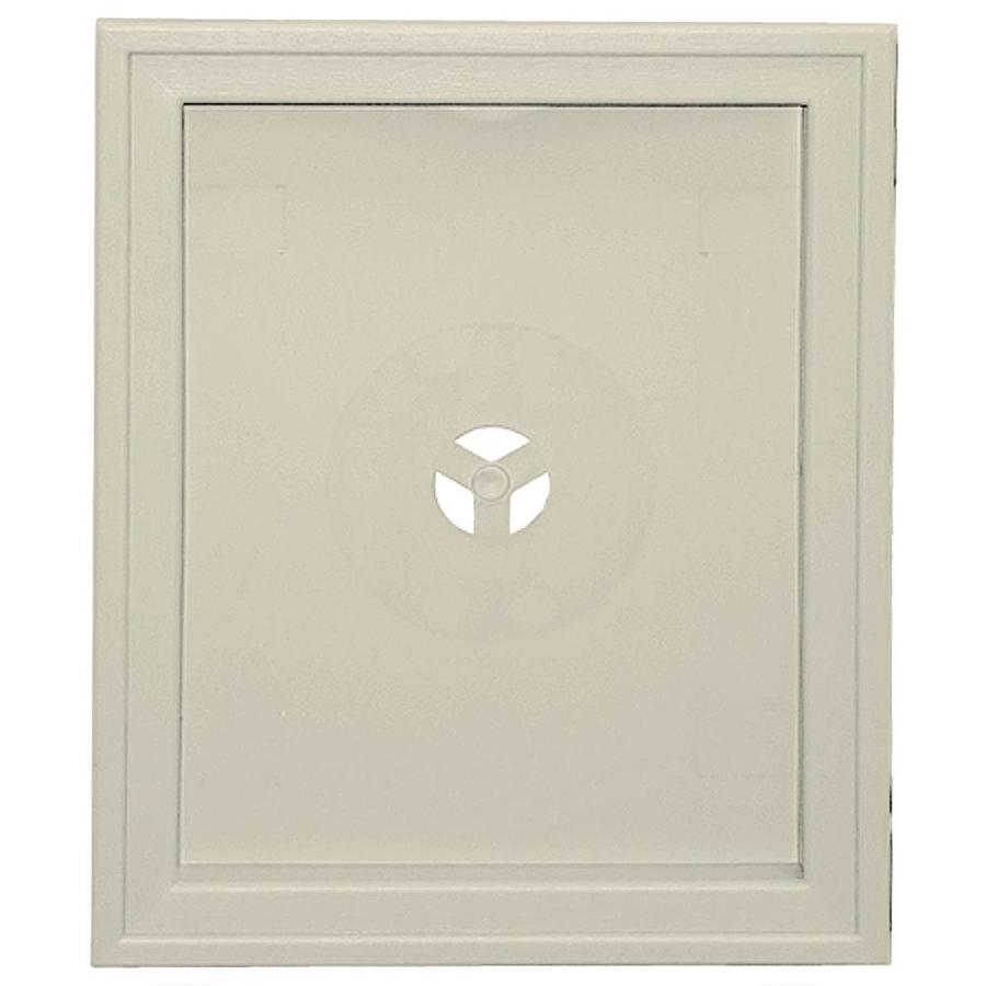 Builders Edge 6.75in x 8.75in Champagne Vinyl Universal Mounting