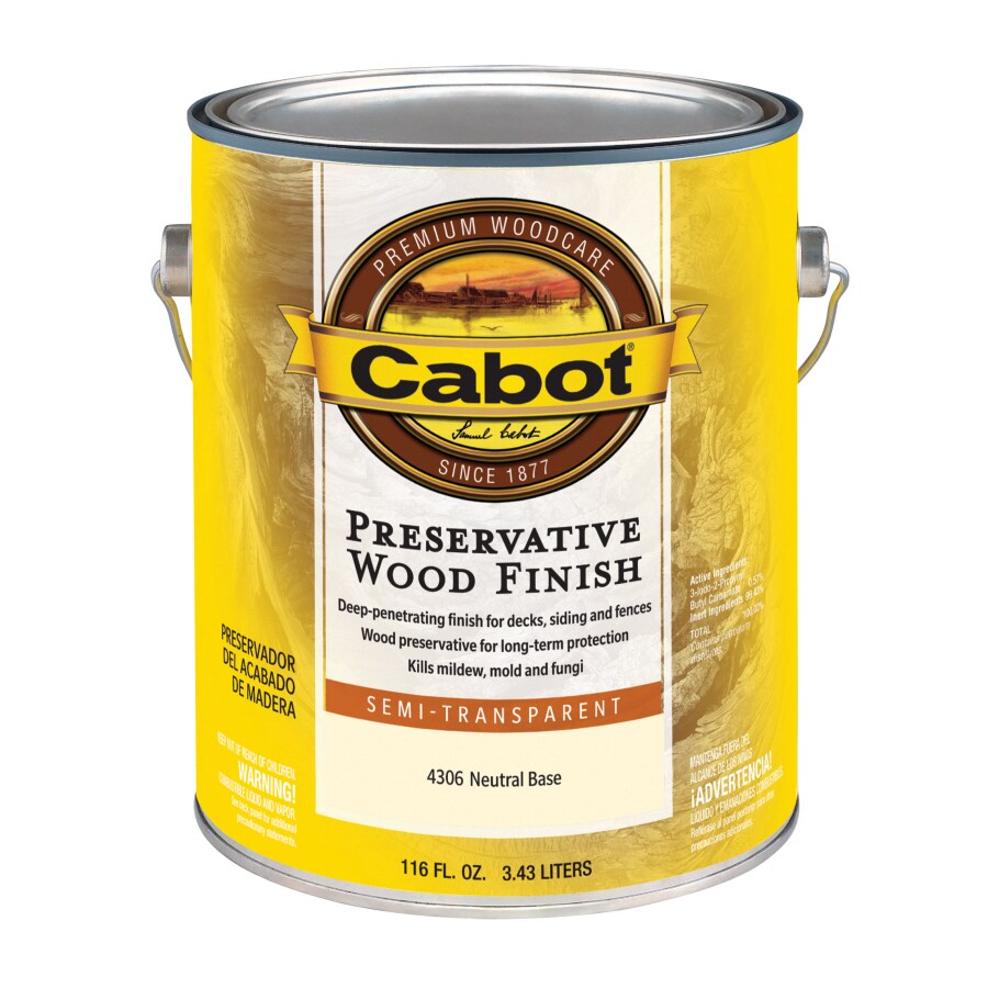 Cabot 140.0004306.007 Semi-transparent Exterior Wood Stain (-Gallon Size Container)