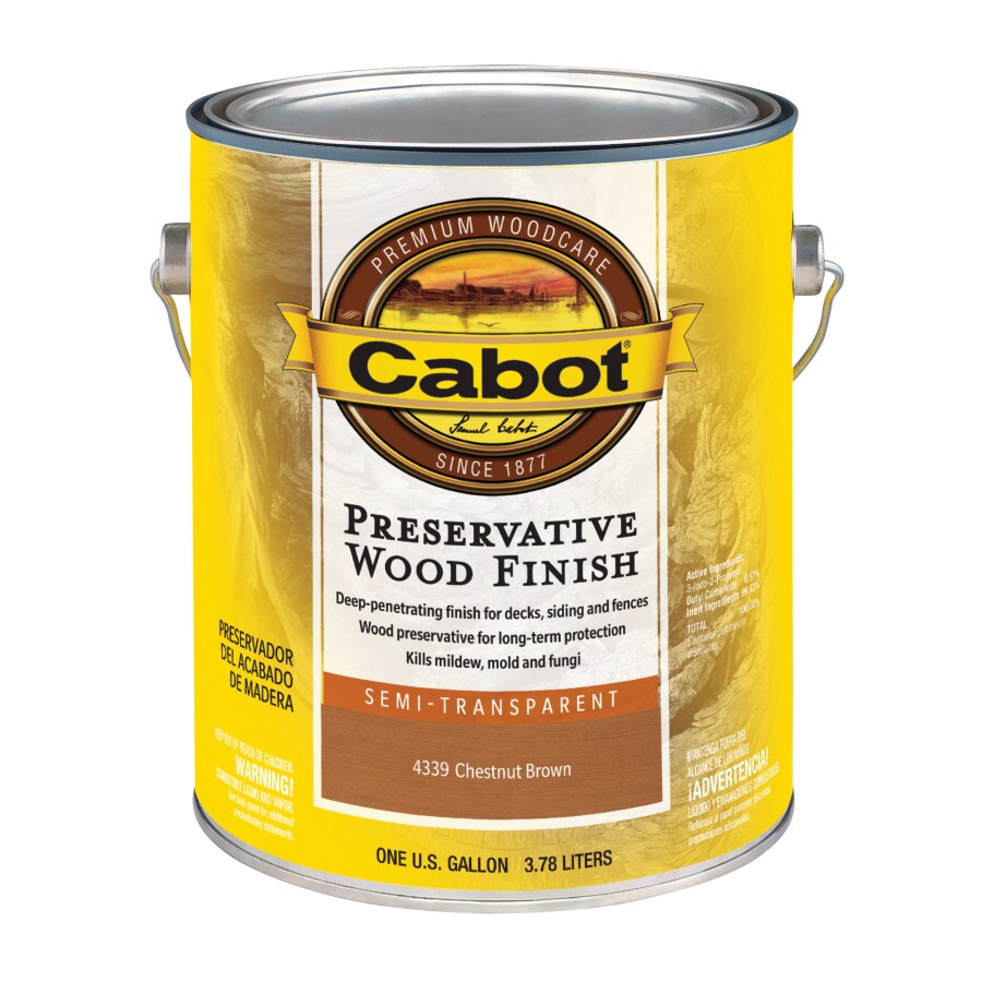 Cabot 140.0004339.007 Semi-transparent Exterior Wood Stain (-Gallon Size Container)