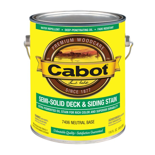 Cabot 140-7406 Oil Decking Stain VOC Neutral Base - Gallon
