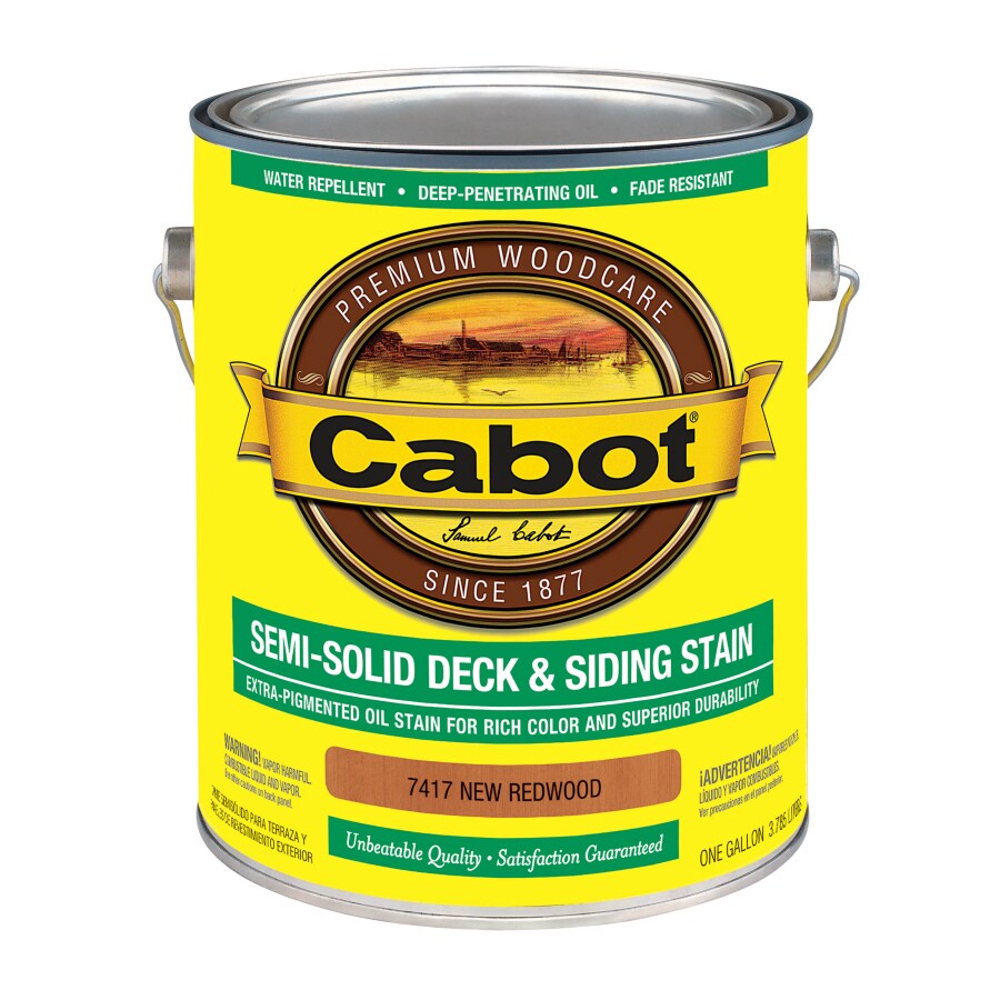 Cabot 140-7417 Oil Decking Stain VOC New Redwood - Gallon