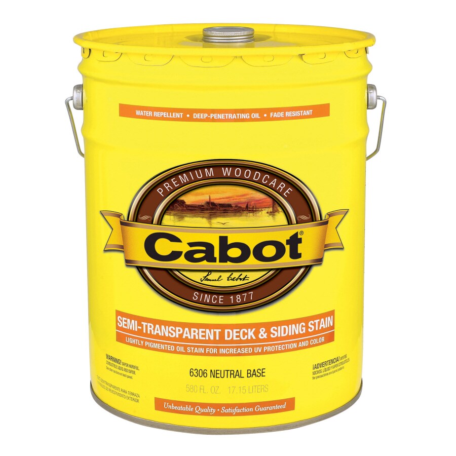 Cabot 140.0006306.008 Semi-transparent Exterior Wood Stain (5-Gallon)