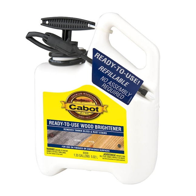 Cabot 1.3-Gallon Ready-to-Use Wood Brightener Deck Wash at Lowes.com