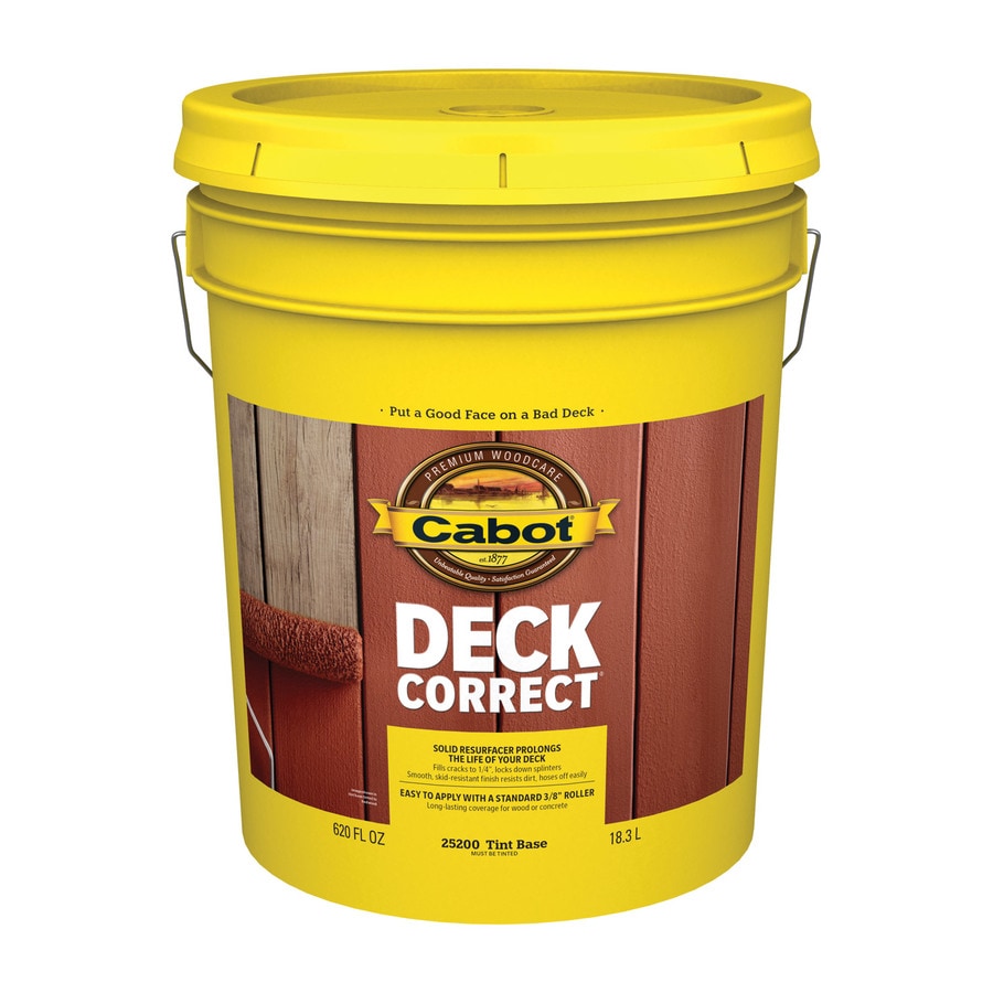 Cabot Deck Correct Color Chart