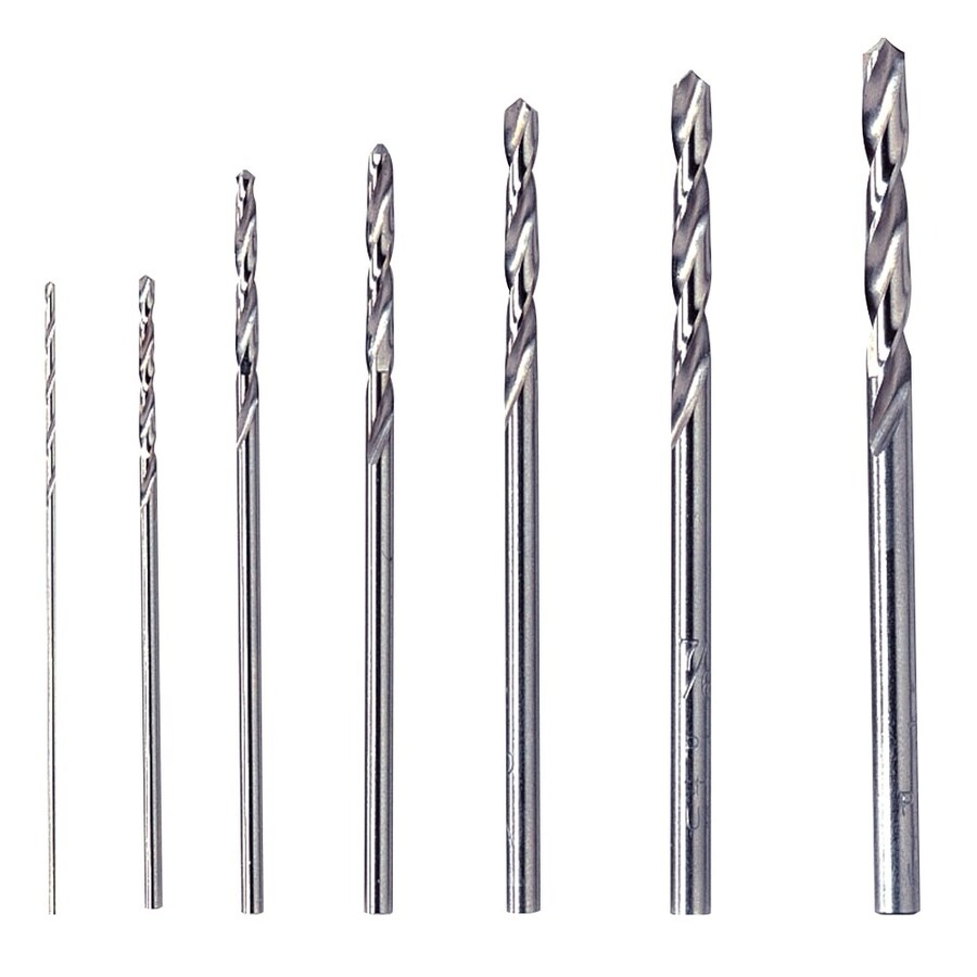 Dremel 628-02 7-Piece Assorted Set High-speed Steel Twist Drill Bit Set