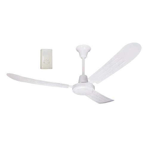 Craftmade Utility 56 In White Indoor Ceiling Fan And Remote 3 White Indoor Ceiling Fan And Remote