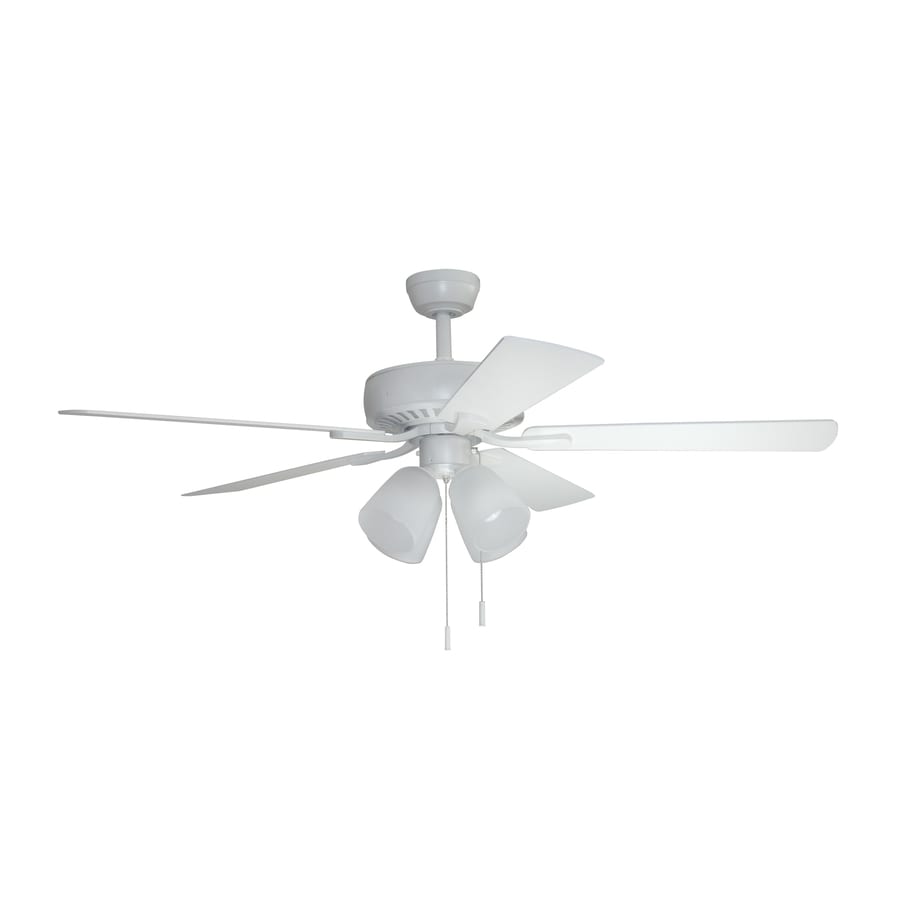 Harbor Breeze Grace Bay 52 In White Led Indoor Ceiling Fan With