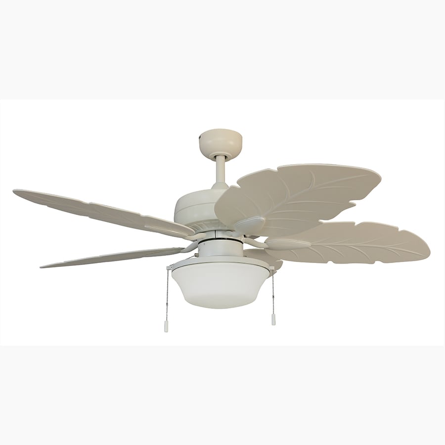 Harbor Breeze Waveport 52 In White Led Indoor Outdoor Ceiling Fan
