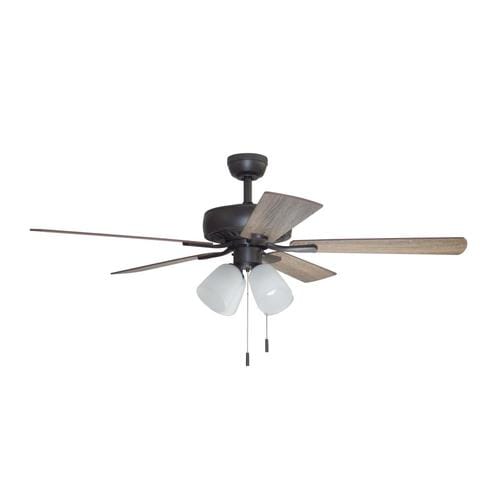 Harbor Breeze Grace Bay 52 In Bronze Led Indoor Ceiling Fan With Light Kit 5 Blade At Lowes Com