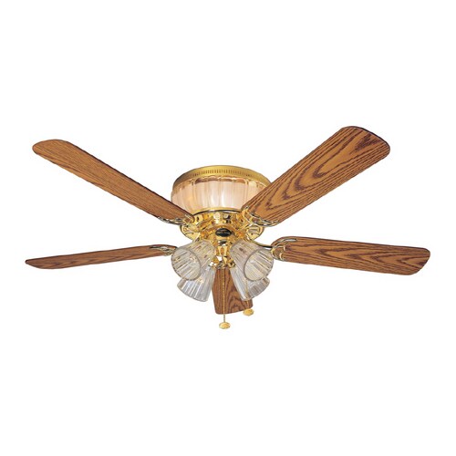 Harbor Breeze 52 Moonglow Polished Brass Ceiling Fan At Lowes Com