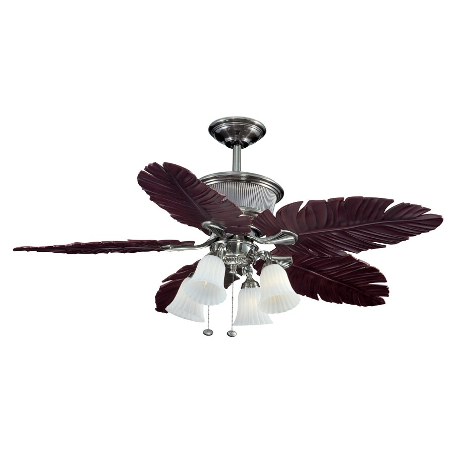 Harbor Breeze 52 Caribbean Brass Ceiling Fan With 4 Light Kit At