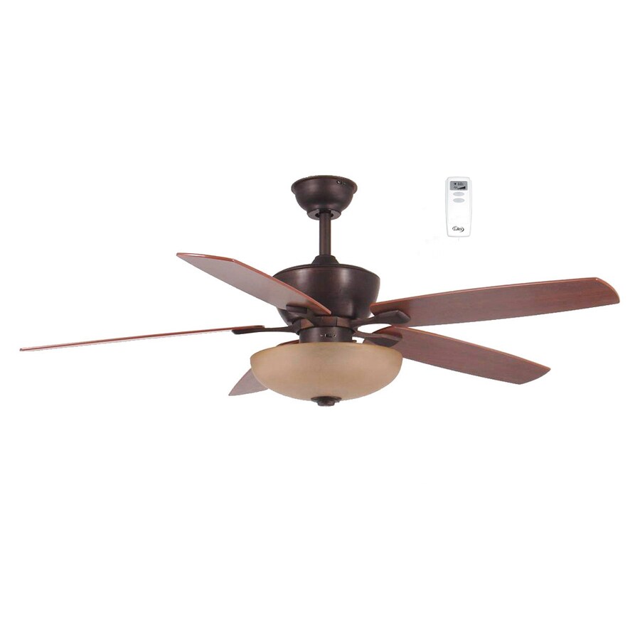 Litex E-FR52ABZ5CR Firelli 52-in Ceiling Fan with Light Kit and Remote (5-Blade)
