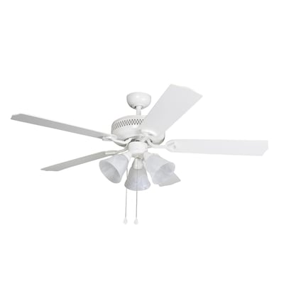 Harbor Breeze Barnstaple Bay 52 In White Indoor Ceiling Fan With