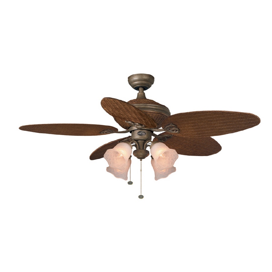 Harbor Breeze E WIC52VP5C Key West 52-in Ceiling Fan with Light Kit (5-Blade)