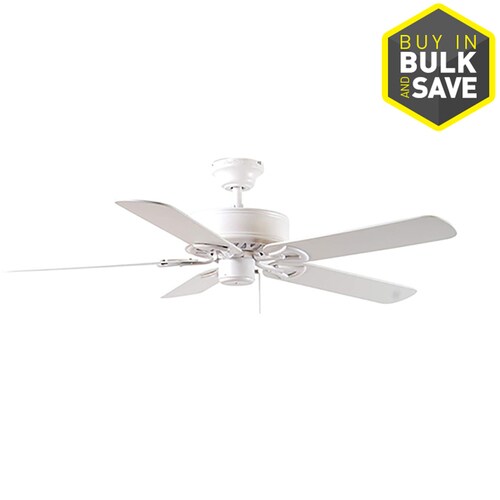 Harbor Breeze Classic 52 In Matte White Indoor Ceiling Fan 5