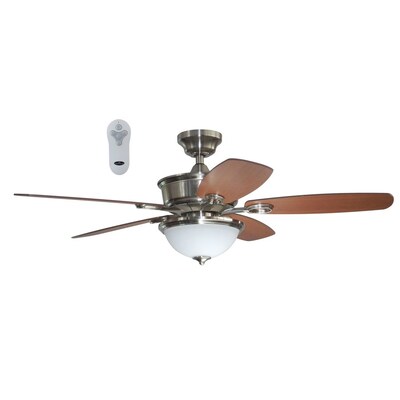 Litex Bayou Creek 48 In Brushed Nickel Led Indoor Ceiling Fan With