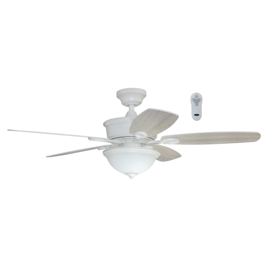 Litex Bayou Creek 56 In White Led Indoor Ceiling Fan With Light