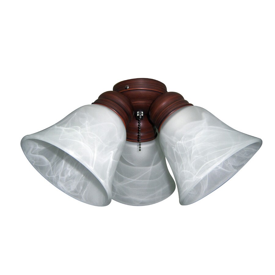 Harbor Breeze 3Light Antique Bronze Ceiling Fan Light Kit with Bell