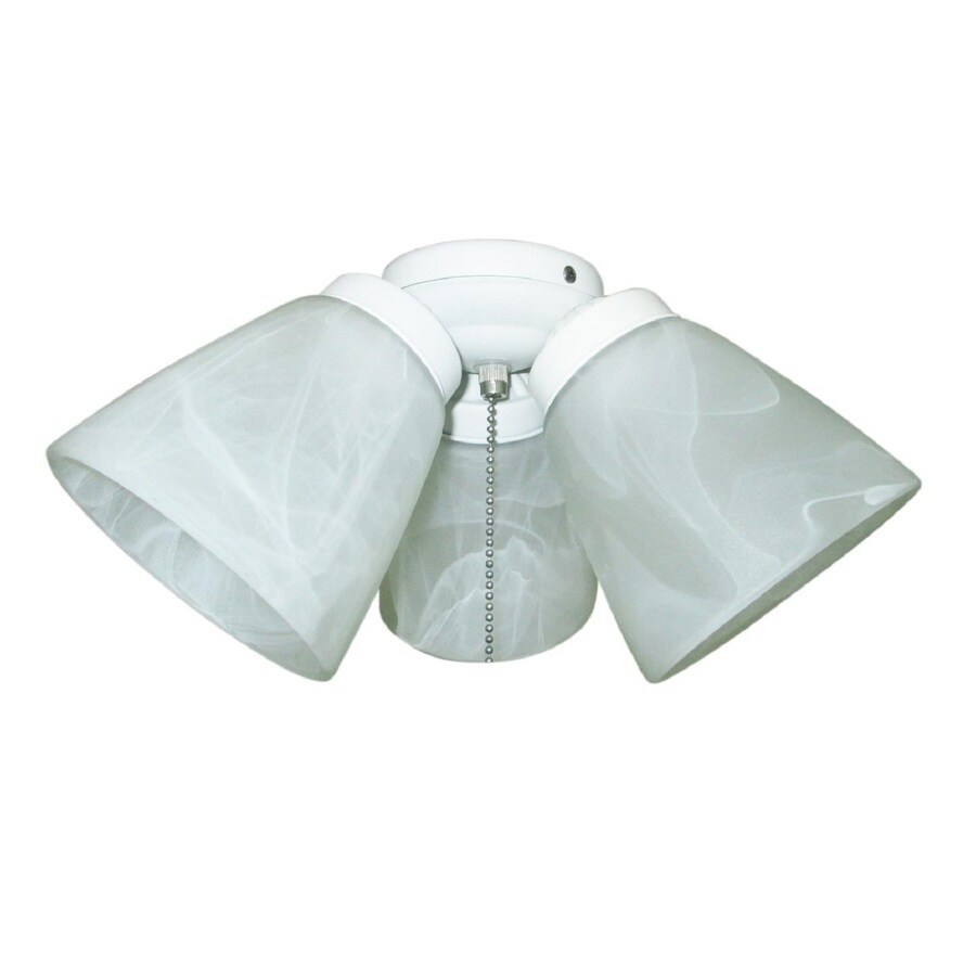 Harbor Breeze 3-Light White Incandescent Ceiling Fan Light ...