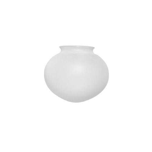 Litex 6-in H 6-in W Frost Globe Flush Mount Light Shade in the Light