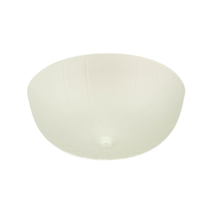 Litex 3 In H 7 75 In W Frost Bowl Flush Mount Light Shade At Lowes Com