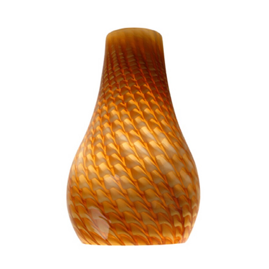 Portfolio N884CS 8.62-in x 5.5-in Caramel Scale Pendant Light Shade fitter