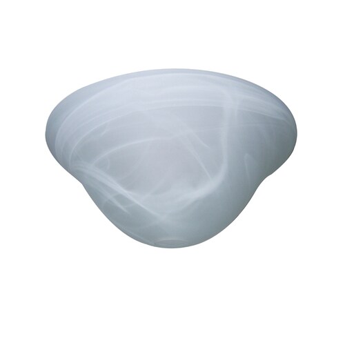 Litex 5.25in H 13.25in W Alabaster Alabaster Glass Globe Ceiling Fan