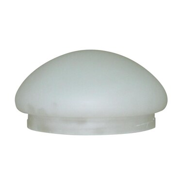 Litex 3 75 In H 7 38 In W White Globe Ceiling Fan Light Shade At