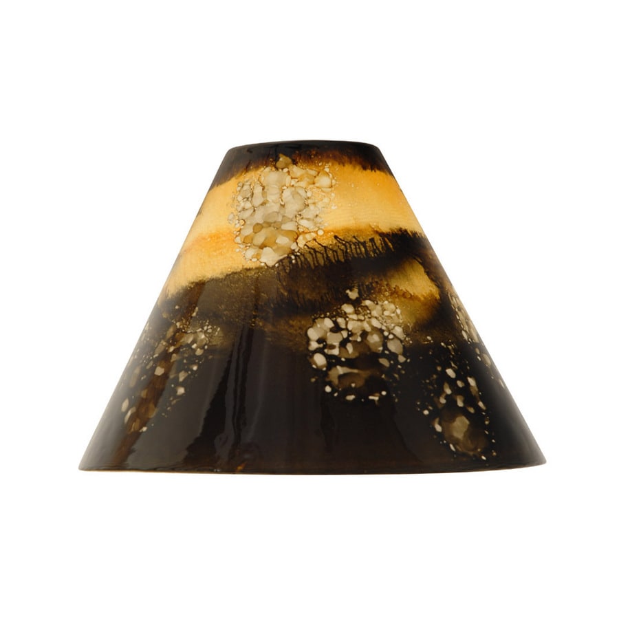 Portfolio IT576CBR 4.25-in x 6-in Canyon Brown Pendant Light Shade fitter