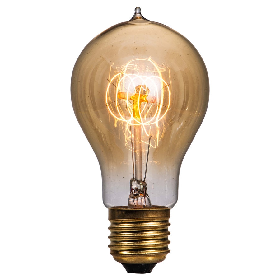 Litex Vintage 60-Watt Dimmable A19 Vintage Decorative Incandescent ...