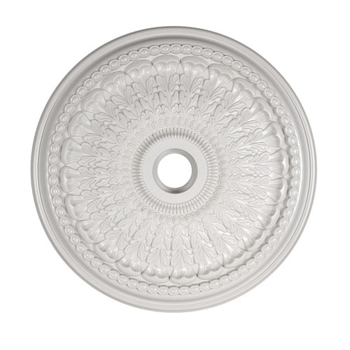 Portfolio 27 In X 27 In White Composite Ceiling Medallion At Lowes Com