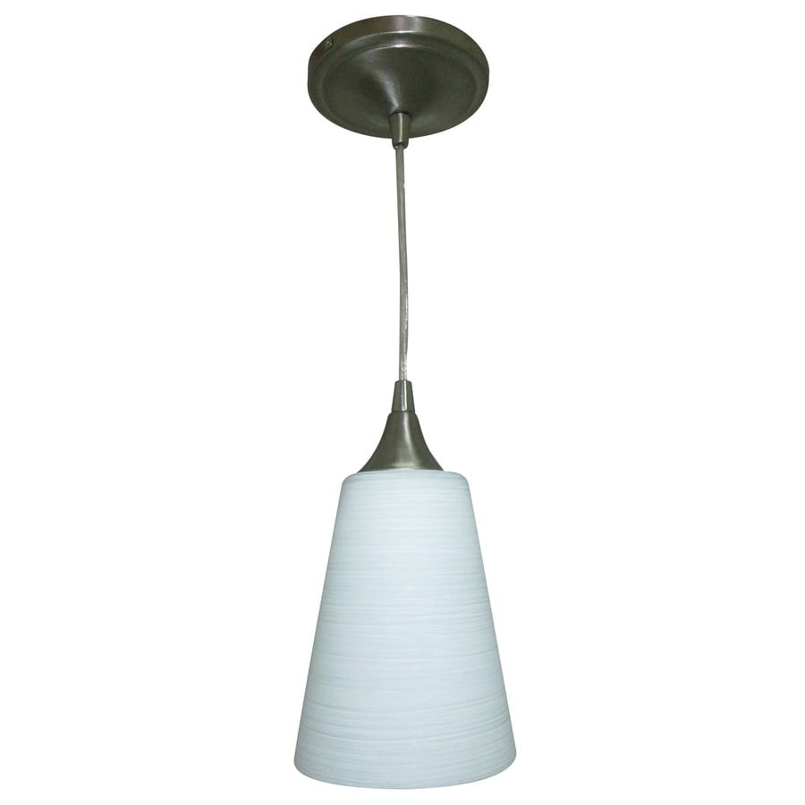 Portfolio Polished Nickel Mini Transitional Cone Pendant Light At Portfolio Polished Nickel Mini Transitional Cone Pendant Light