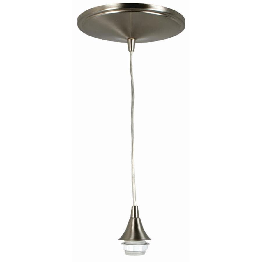 Shop Portfolio Polished Nickel Pendant Light Conversion ...