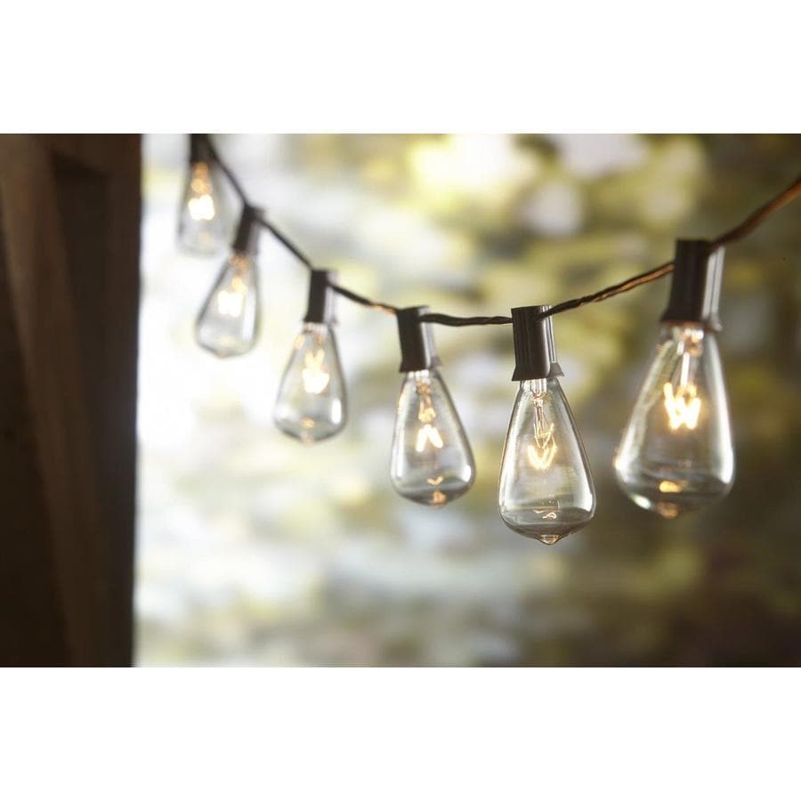 allen + roth 13-ft 10-Light Plug-In Bulbs String Lights