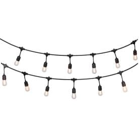 Portfolio 24-ft 12-Light White LED Plug-in Bulbs String Lights