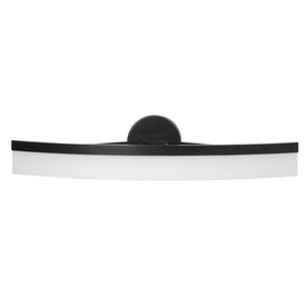 allen + roth Lynnpark 1-Light 27-in Matte Black LED Vanity Light Bar