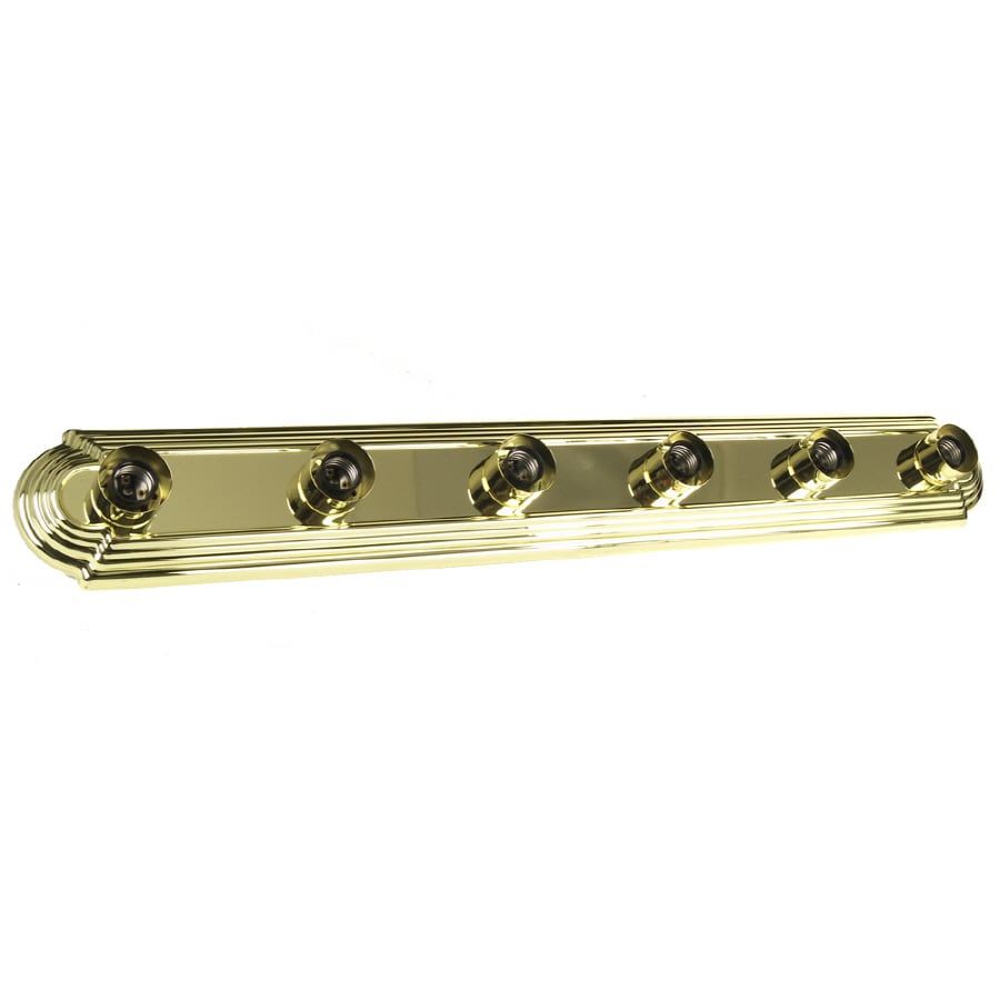 Portfolio VB5-6BB 6-Light Polished Brass Traditional Vanity Light