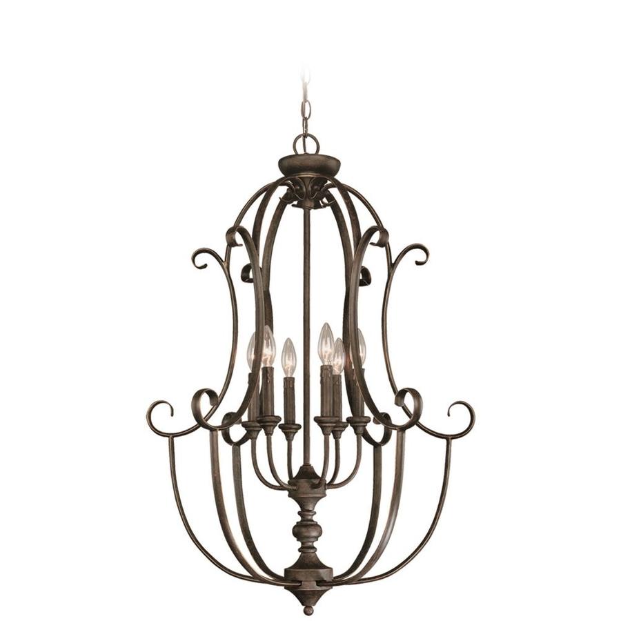 Craftmade Barrett Place 6-Light Mocha Bronze Traditional Chandelier