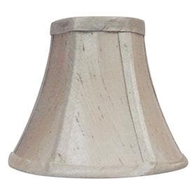 allen + roth 5-in x 6-in Silken Toast Fabric Bell Lamp Shade