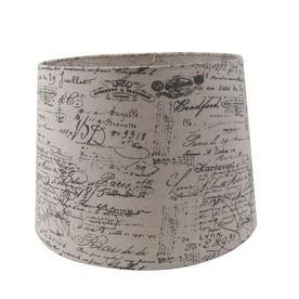 Lamp Shades At Lowes Allen Roth 11 In X 13 Tan Fabric Drum Lamp Shade