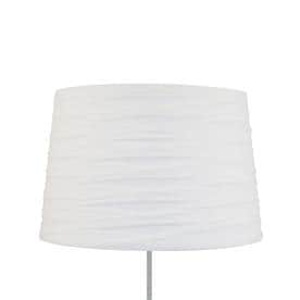 allen + roth 10-in x 15-in Eggshell Fabric Drum Lamp Shade