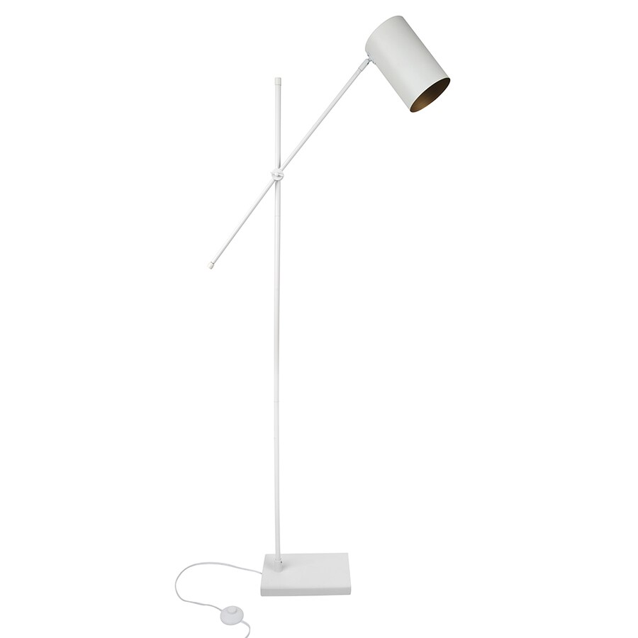 white gold floor lamp